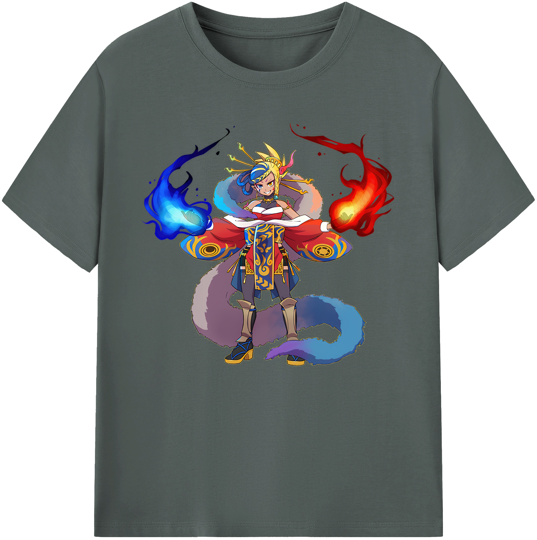 （画像用） 妖怪ウォッチ Yo-kai Watch 綿100％ メンズ半袖Tシャツ｜肌触りやわらか＆通気性